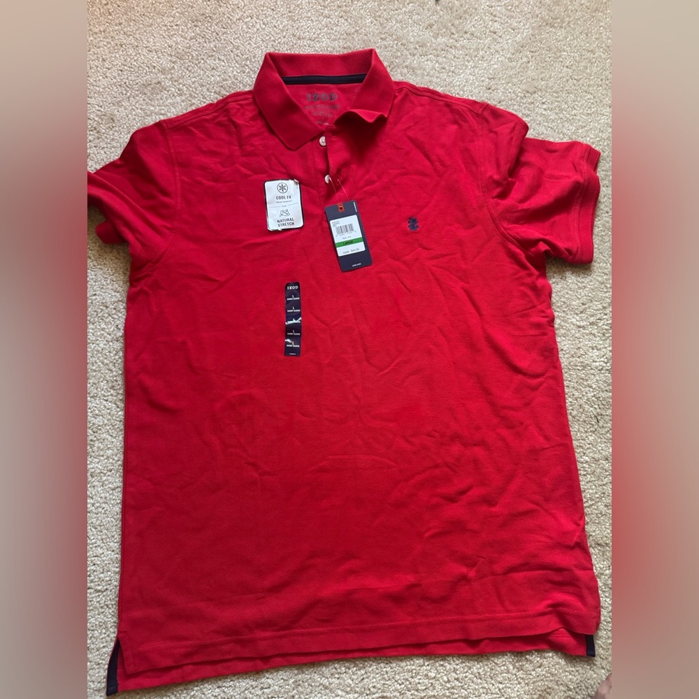 Brand: IZOD, color: Red, size: L